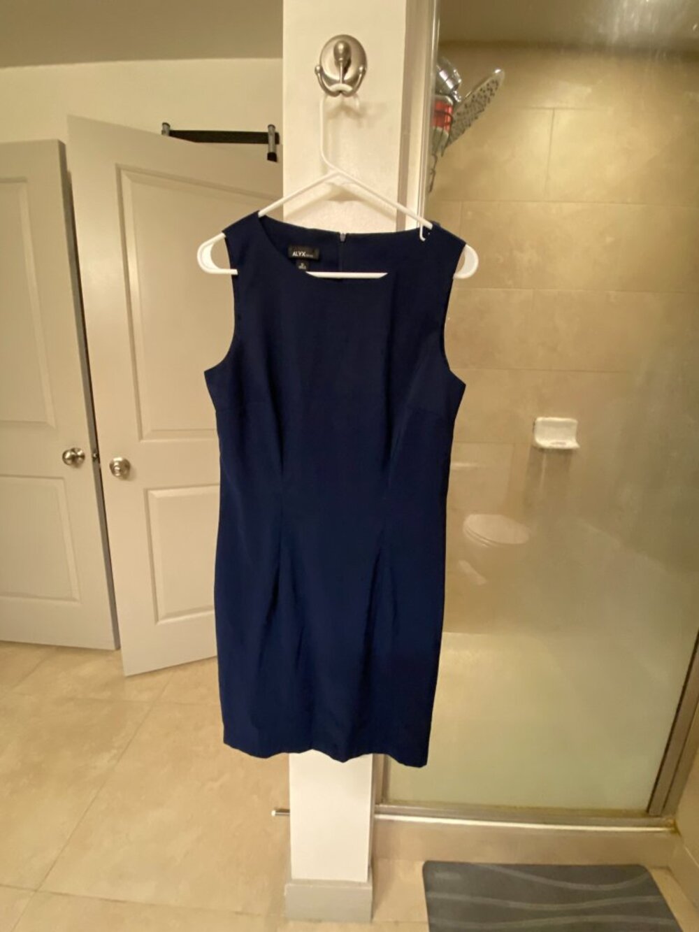 Alyx Cobalt Blue Sleeveless Stretch Sheath Dress Size 12